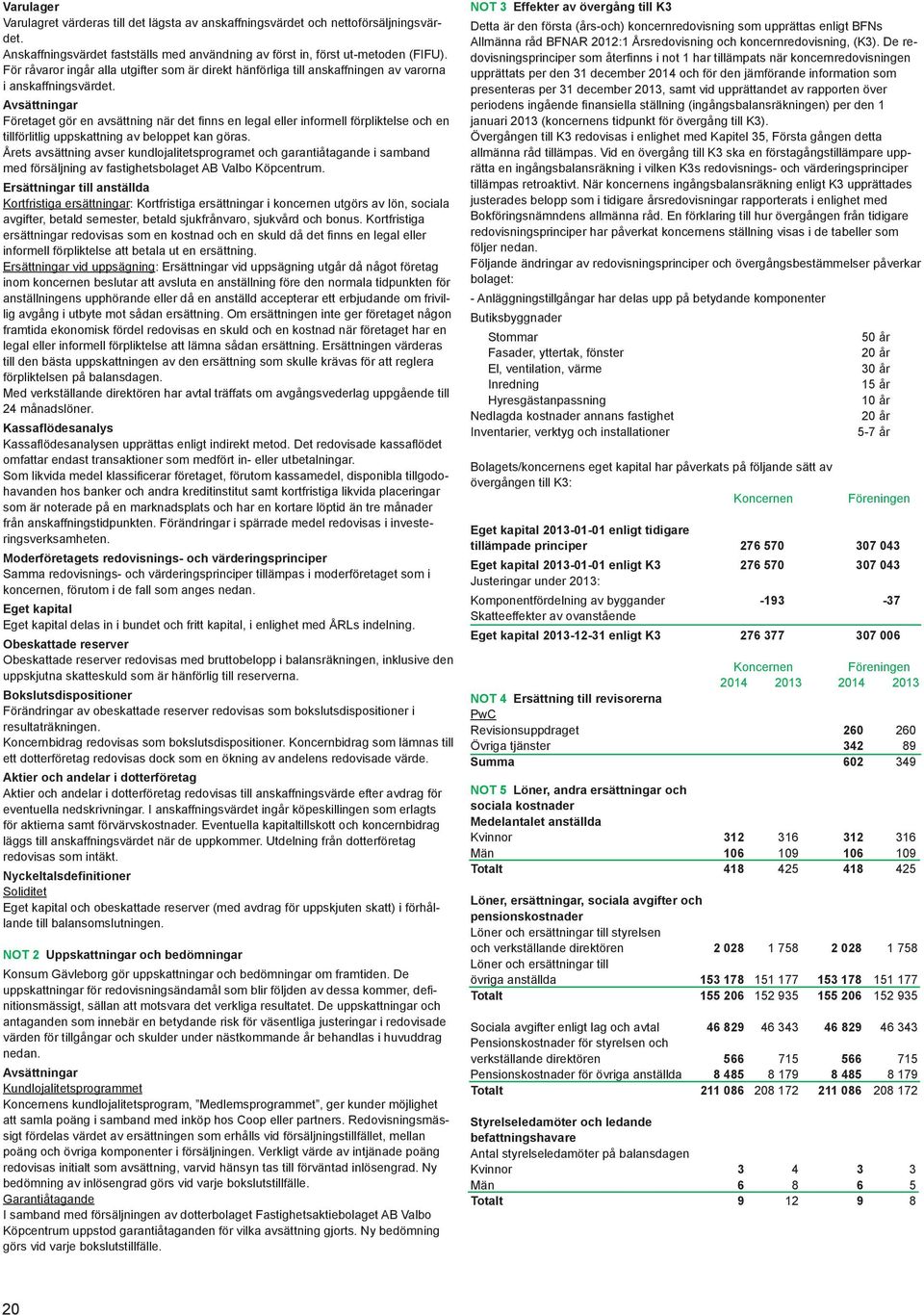 Avsättningar Företaget gör en avsättning när det finns en legal eller informell förpliktelse och en tillförlitlig uppskattning av beloppet kan göras.