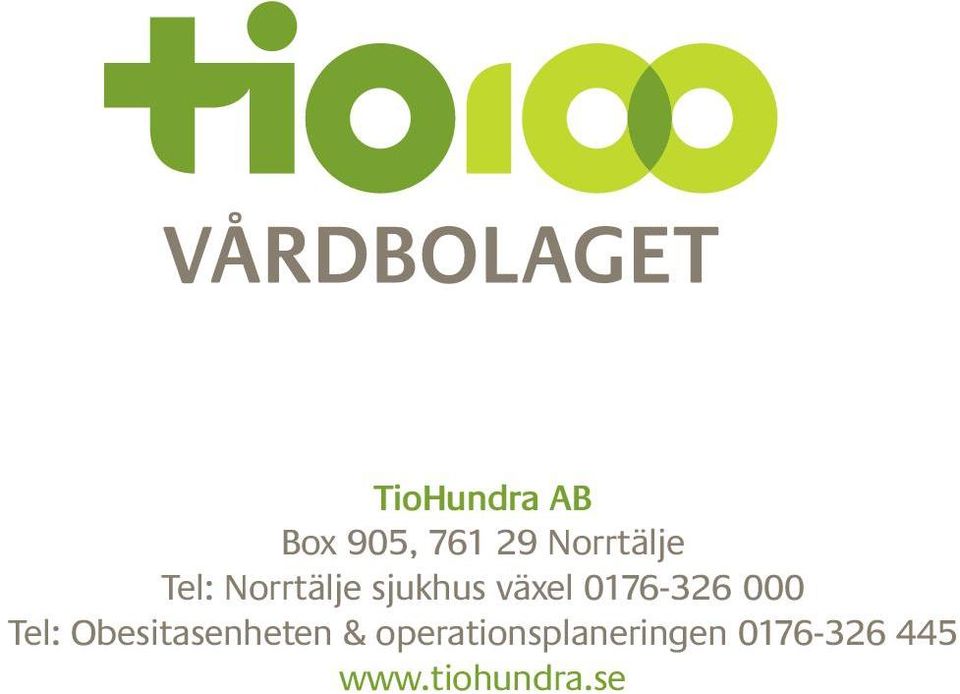 000 Tel: Obesitasenheten &