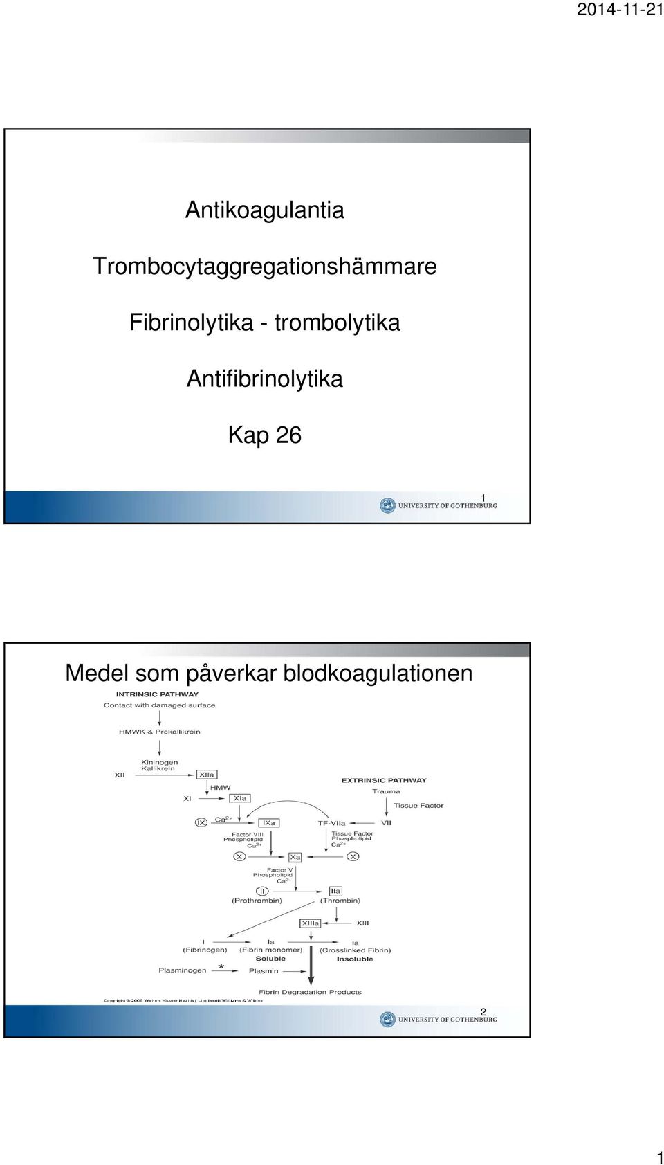 Fibrinolytika - trombolytika