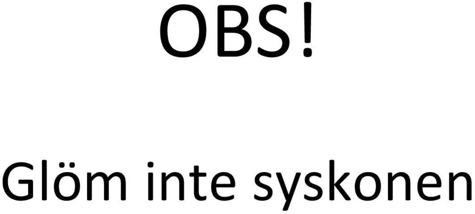 syskonen