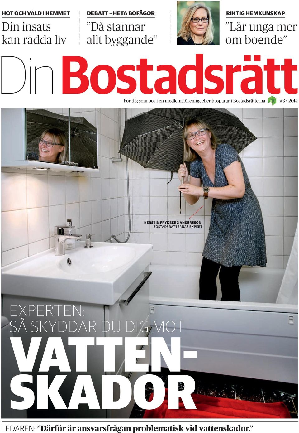 i Bostadsrätterna # 3 2014 KERSTIN FRYKBERG ANDERSSON, BOSTADSRÄTTERNAS EXPERT EXPERTEN: SÅ