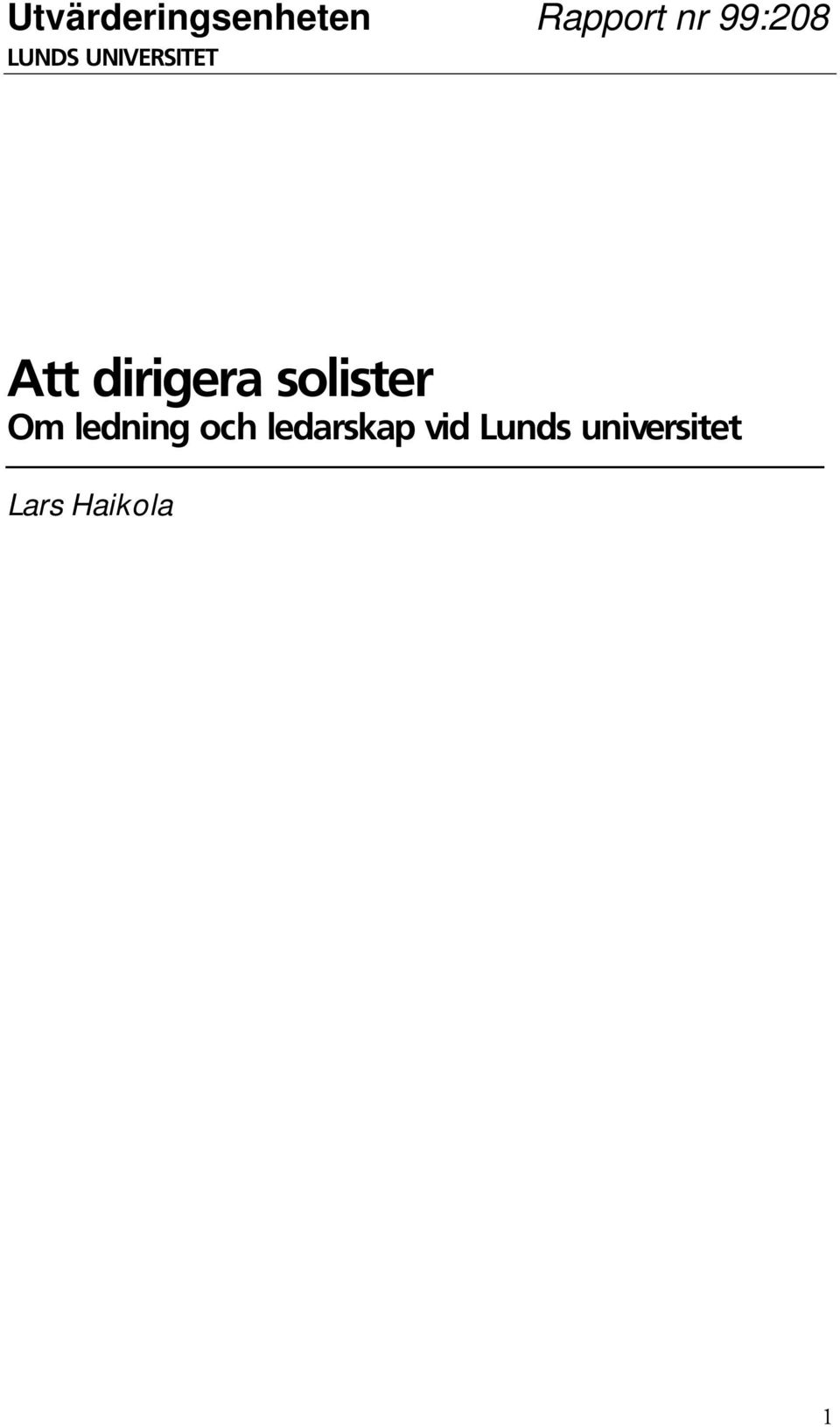 dirigera solister Om ledning och