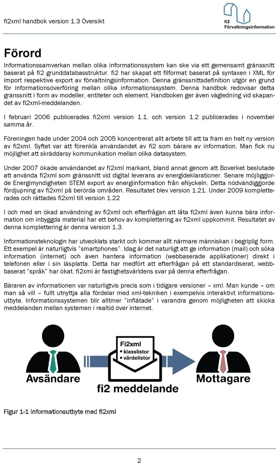 Denna gränssnittsdefinition utgör en grund för informationsöverföring mellan olika informationssystem. Denna handbok redovisar detta gränssnitt i form av modeller, entiteter och element.