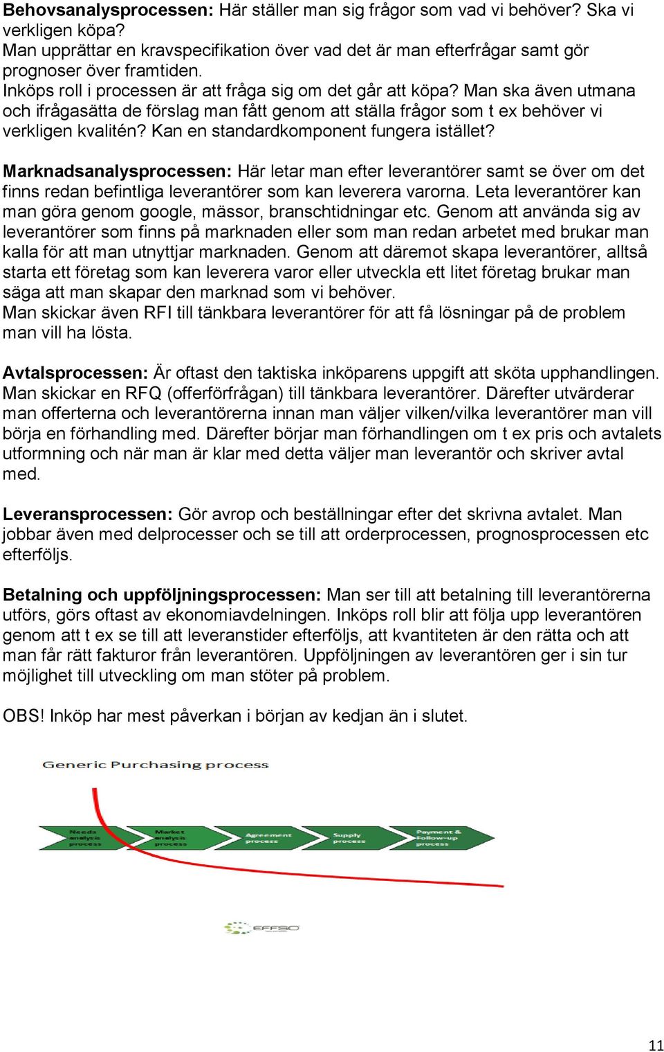 Kan en standardkomponent fungera istället? Marknadsanalysprocessen: Här letar man efter leverantörer samt se över om det finns redan befintliga leverantörer som kan leverera varorna.