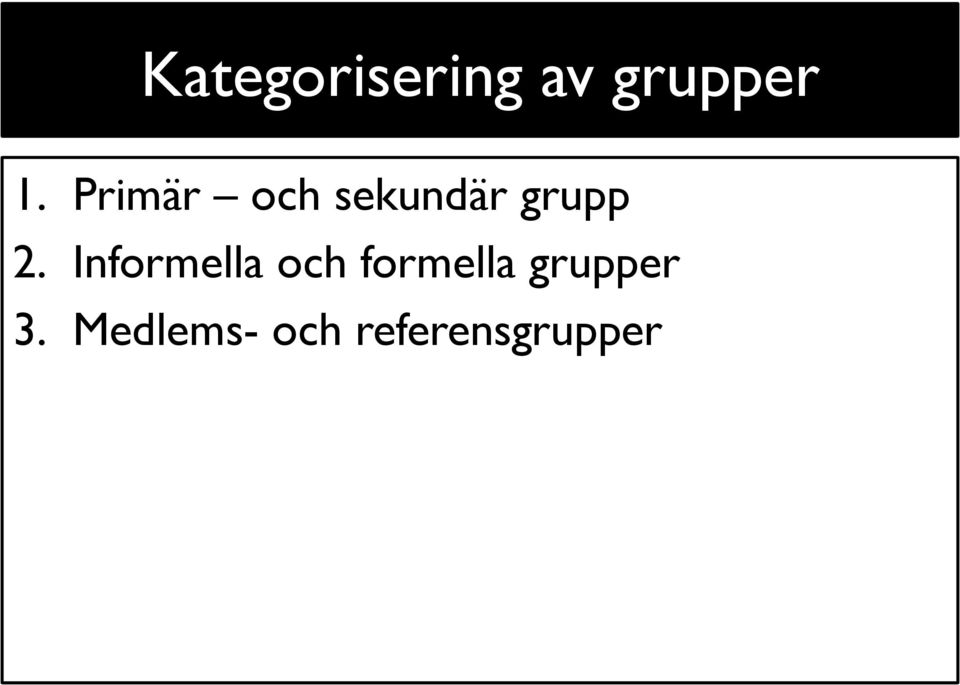 Informella och formella