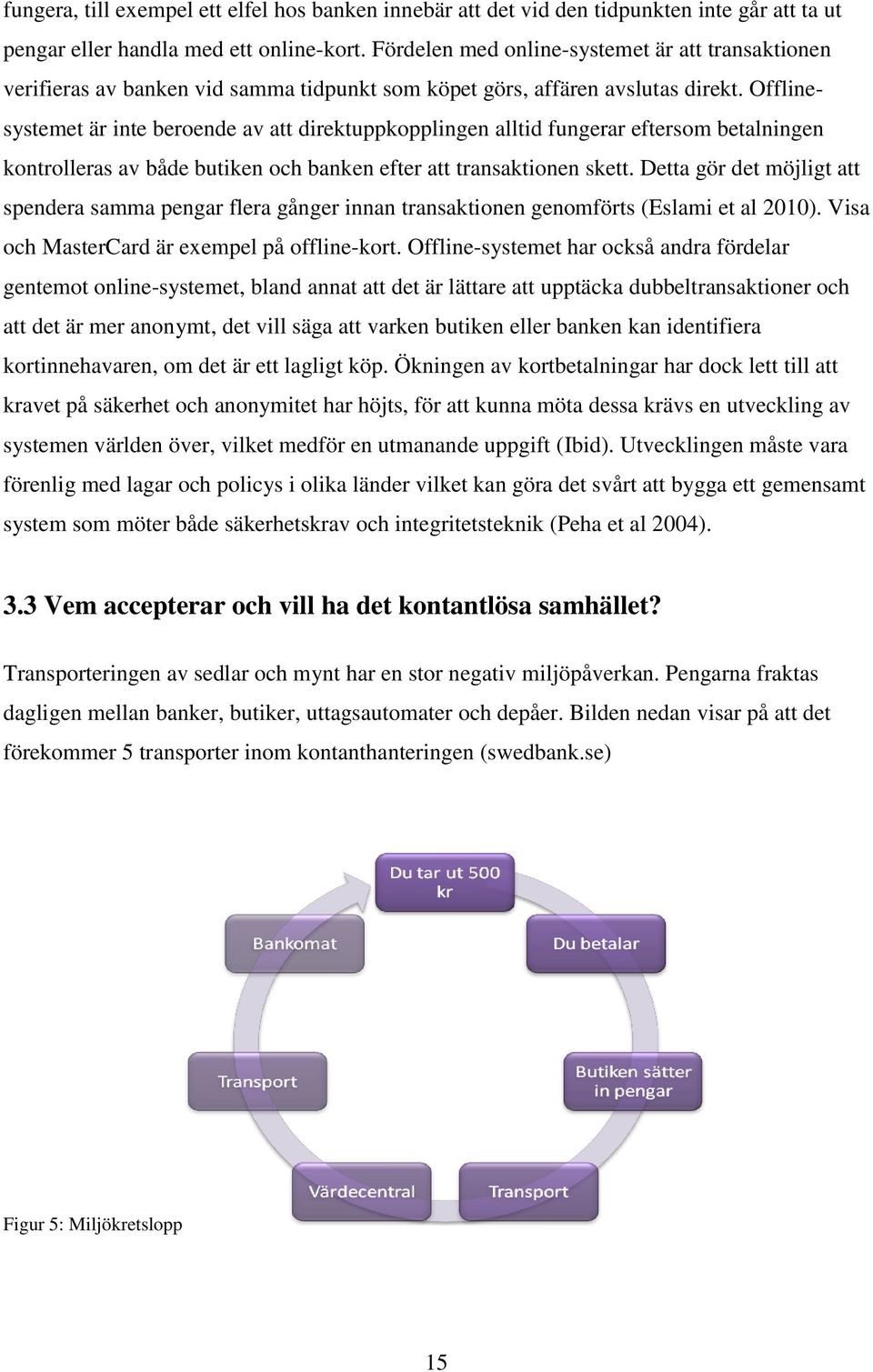 Offlinesystemet är inte beroende av att direktuppkopplingen alltid fungerar eftersom betalningen kontrolleras av både butiken och banken efter att transaktionen skett.