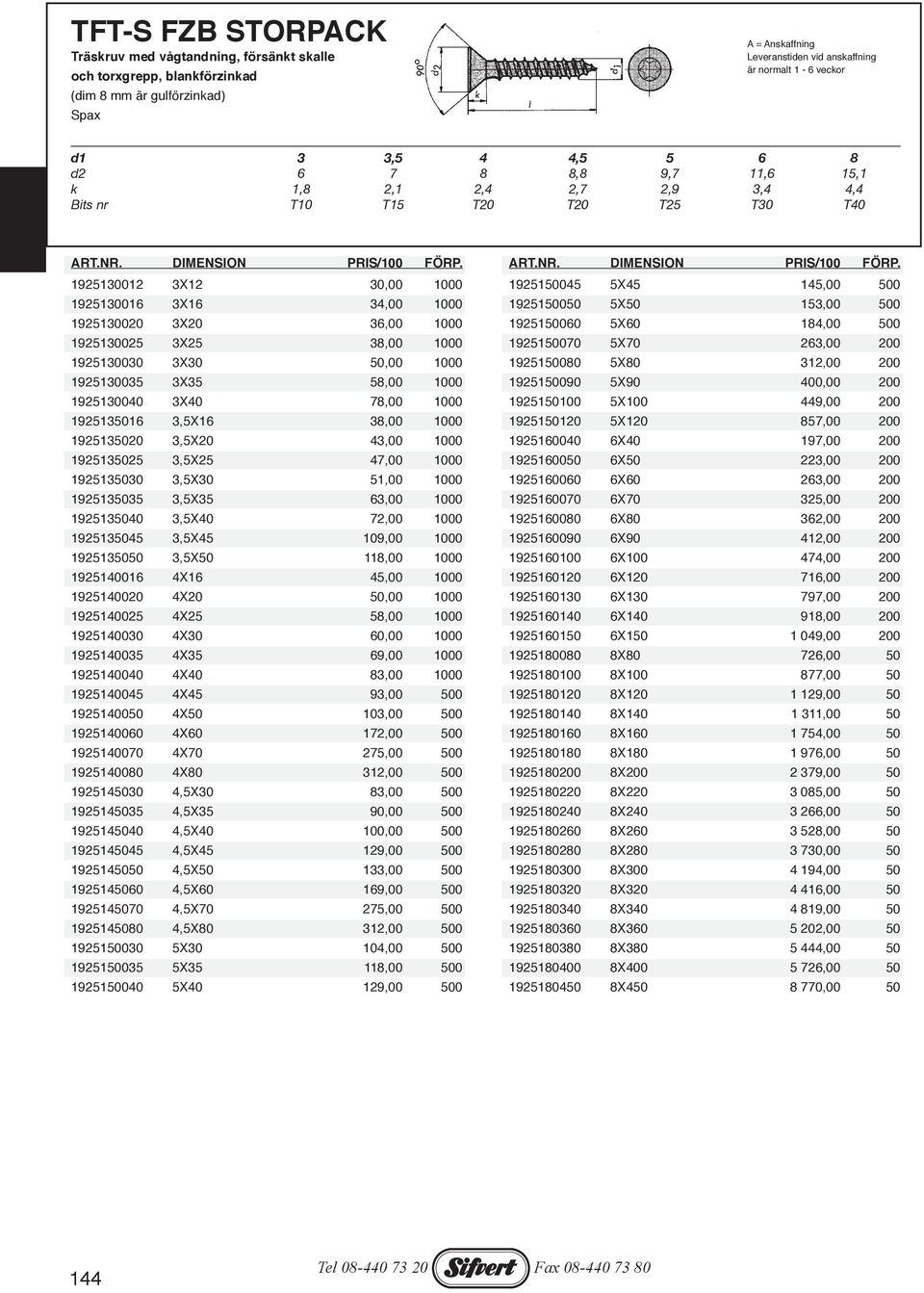 500 1925130025 3X25 38,00 1000 1925150070 5X70 263,00 200 1925130030 3X30 50,00 1000 1925150080 5X80 312,00 200 1925130035 3X35 58,00 1000 1925150090 5X90 400,00 200 1925130040 3X40 78,00 1000