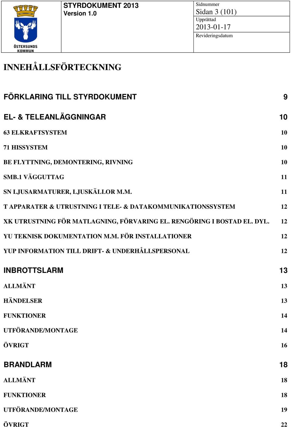 RENGÖRING I BOSTAD EL. DYL. 12 YU TEKNISK DOKUME