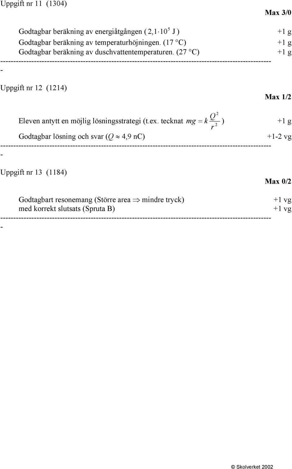 (7 C) +1 g Uppgift nr 1 (114) Max 1/ Q Eleven antytt en möjlig lösningsstrategi (t.ex.