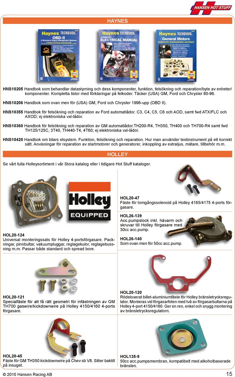 C3, C4, C5, C6 och AOD, samt fwd ATX/FLC och AXOD; ej elektroniska vxl-lådor. HNS10360 Handbok för felsökning och reparation av GM automatlådor.