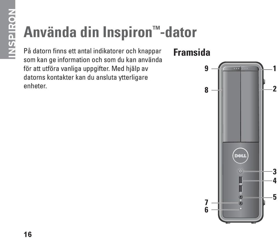 använda för att utföra vanliga uppgifter.