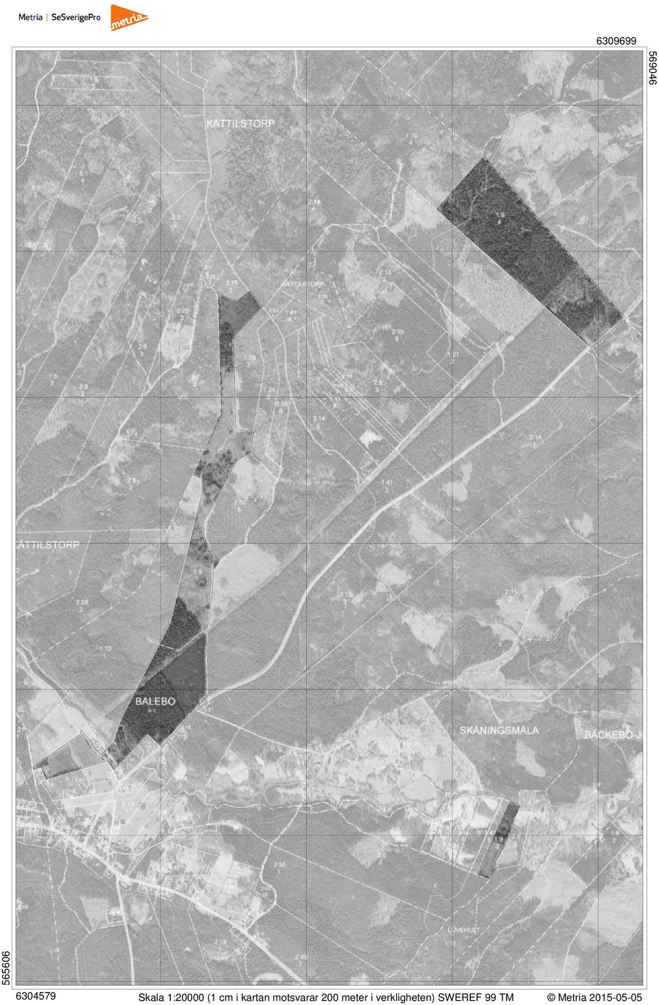 motsvarar 200 meter i