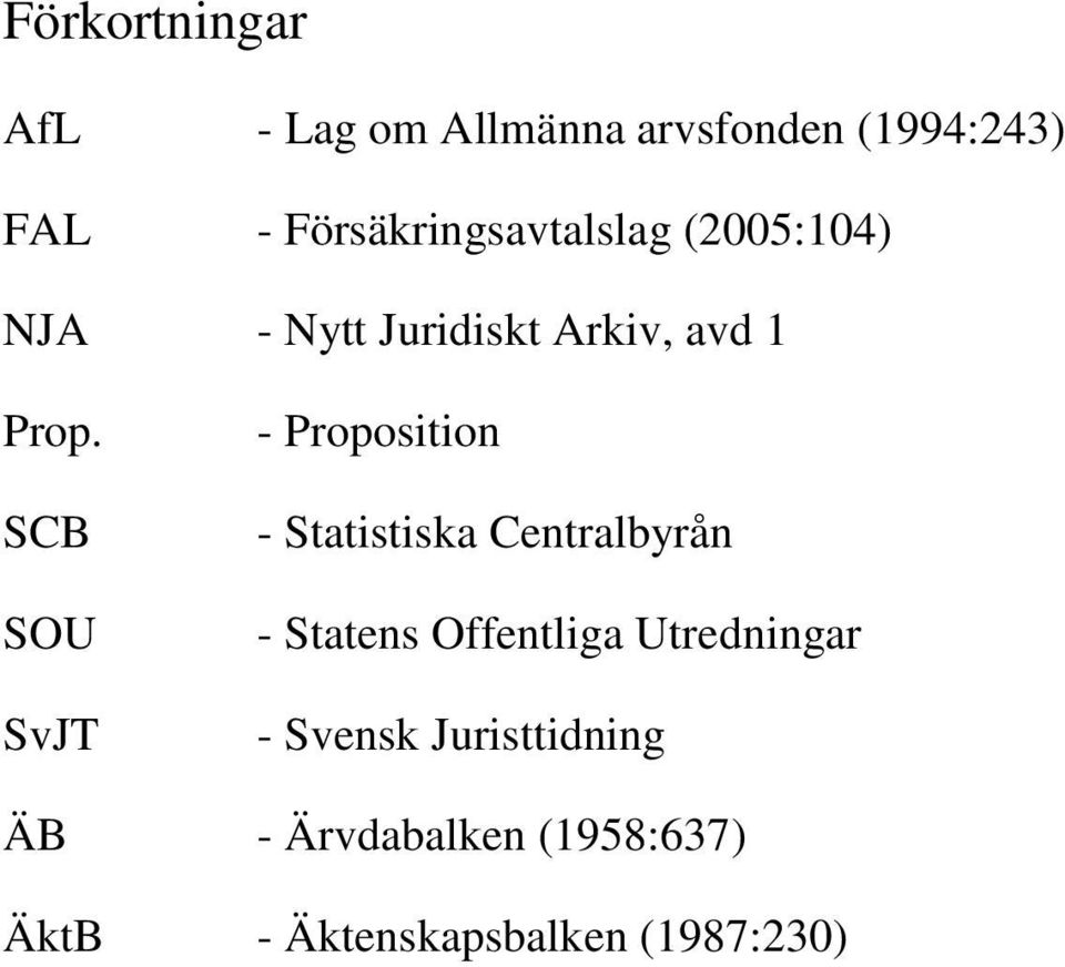 SCB SOU SvJT - Proposition - Statistiska Centralbyrån - Statens Offentliga