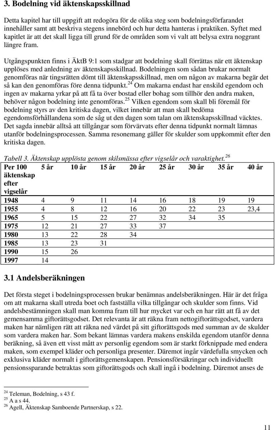 Utgångspunkten finns i ÄktB 9:1 som stadgar att bodelning skall förrättas när ett äktenskap upplöses med anledning av äktenskapsskillnad.