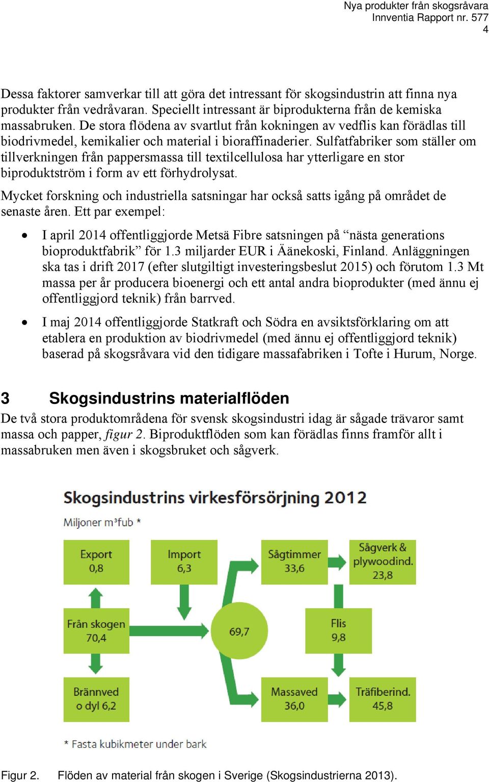 Sulfatfabriker som ställer om tillverkningen från pappersmassa till textilcellulosa har ytterligare en stor biproduktström i form av ett förhydrolysat.