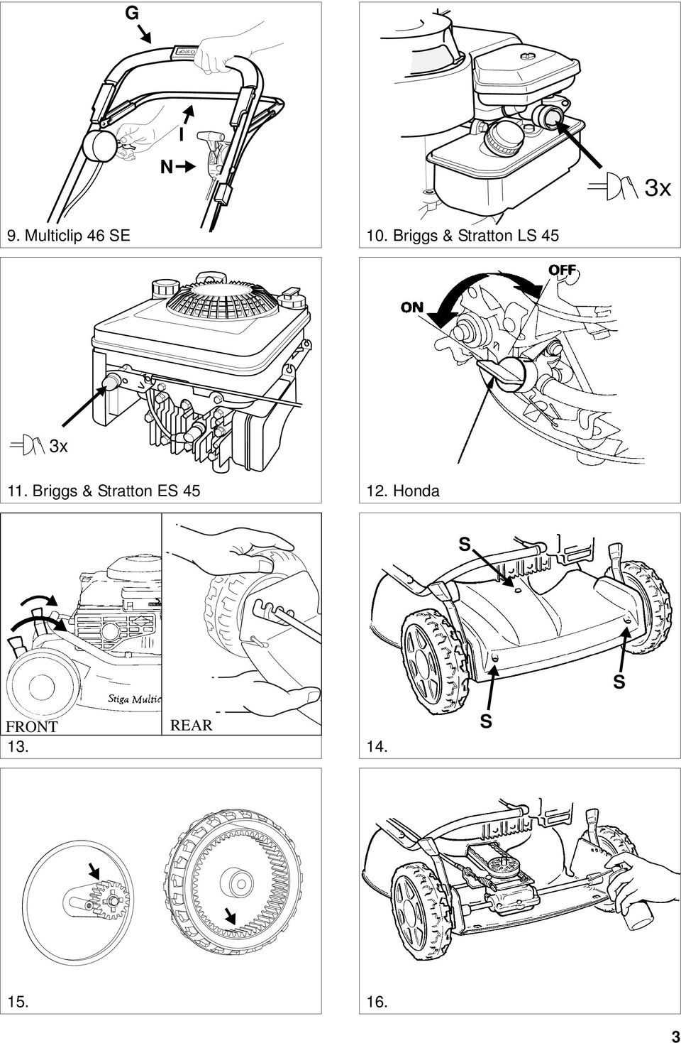 Briggs & Stratton LS 45 3x 11.