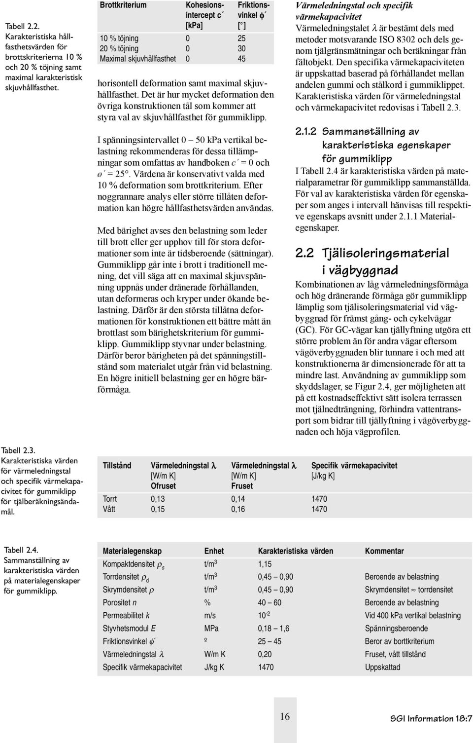 Det är hur mycket deformation den övriga konstruktionen tål som kommer att styra val av skjuvhållfasthet för gummiklipp.