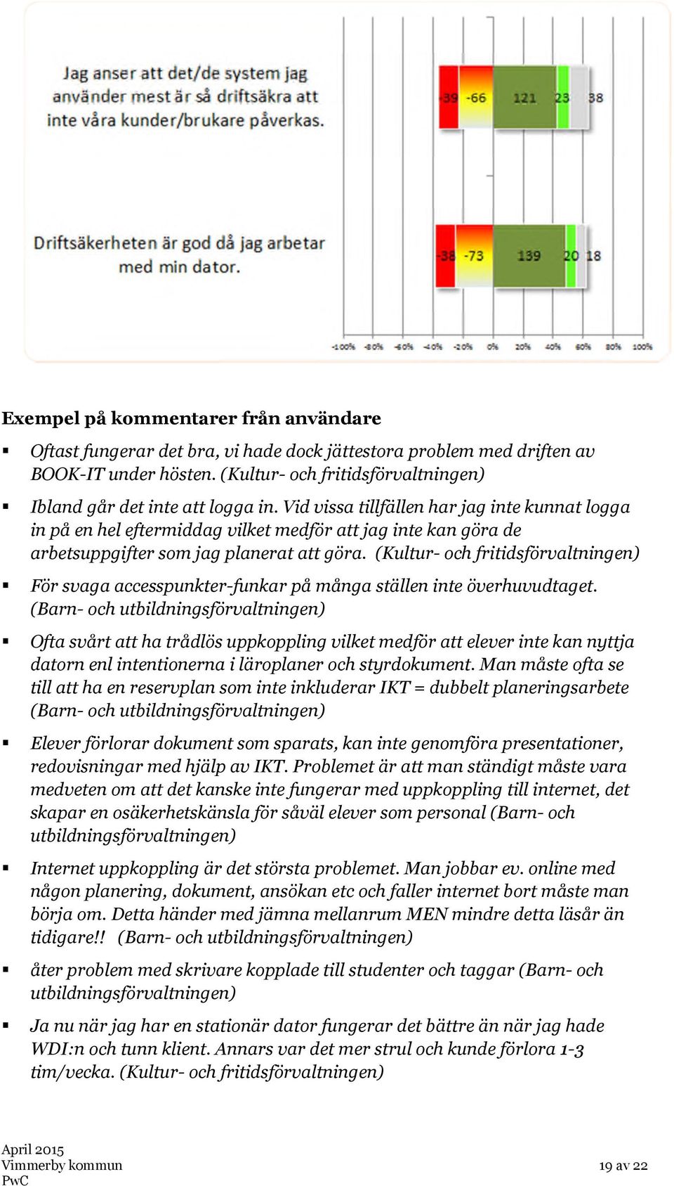 (Kultur- och fritidsförvaltningen) För svaga accesspunkter-funkar på många ställen inte överhuvudtaget.