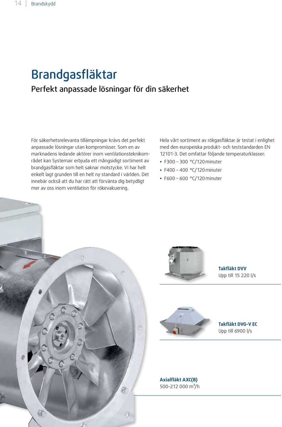 Vi har helt enkelt lagt grunden till en helt ny standard i världen. Det innebär också att du har rätt att förvänta dig betydligt mer av oss inom ventilation för rökevakuering.