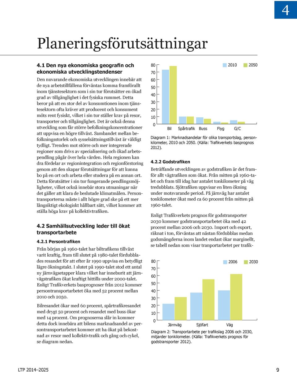 tur förutsätter en ökad grad av tillgänglighet i det fysiska rummet.