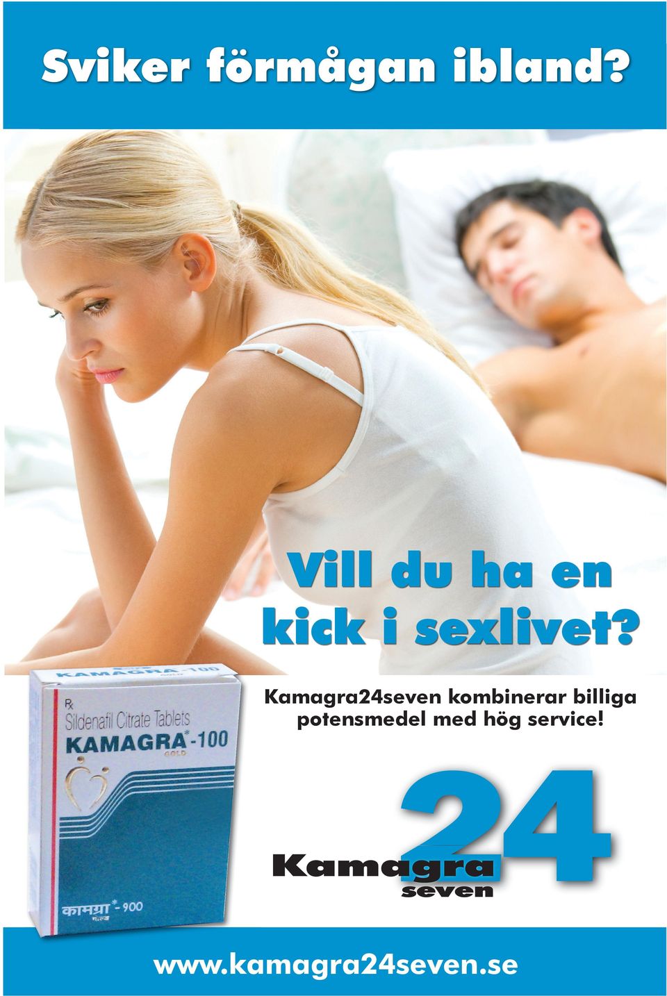 Kamagra24seven kombinerar billiga