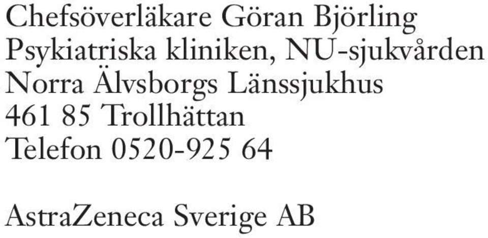 Norra Älvsborgs Länssjukhus 461 85