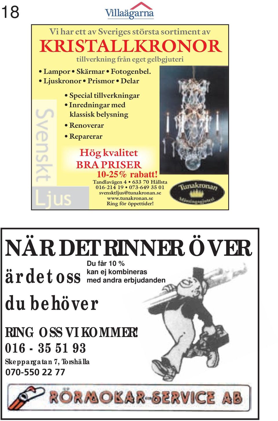 Ljuskronor Prismor Delar Special tillverkningar Inredningar med klassisk belysning Renoverar Reparerar Hög kvalitet BRA PRISER 10-25% rabatt!