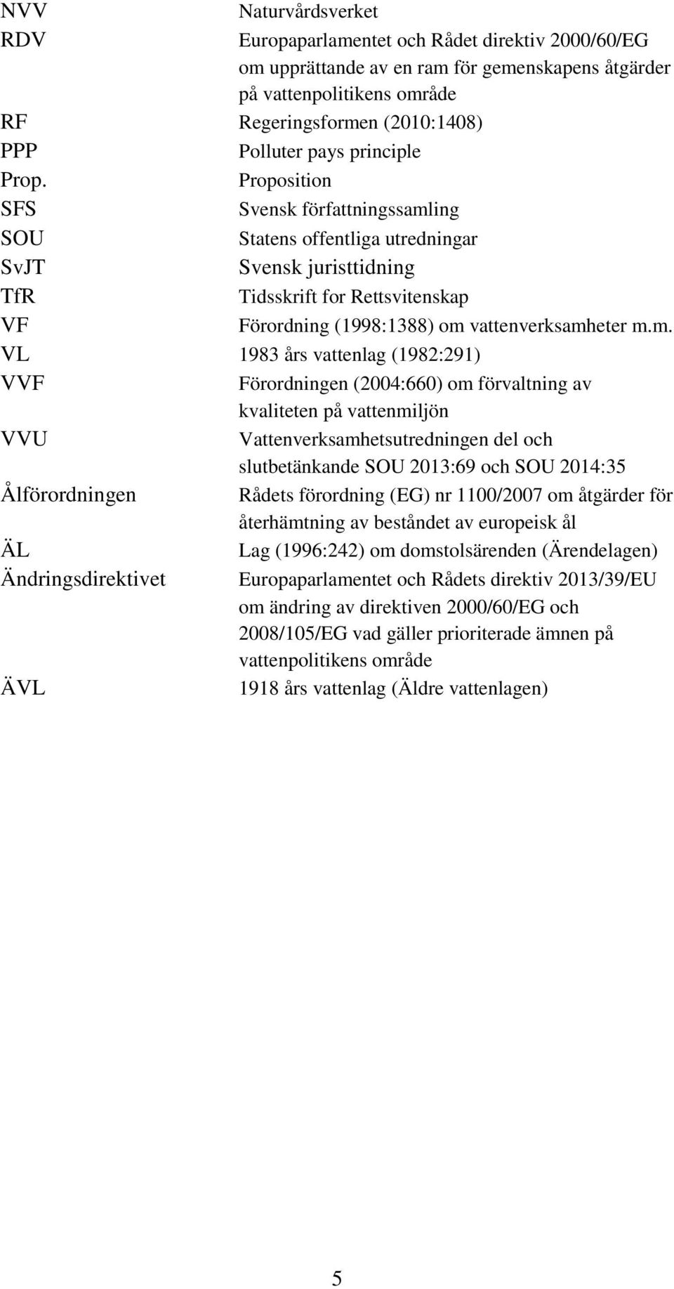 Proposition SFS Svensk författningssaml