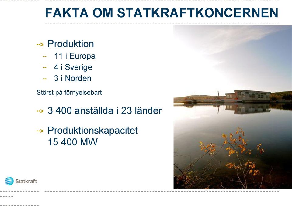 Störst på förnyelsebart 3 400