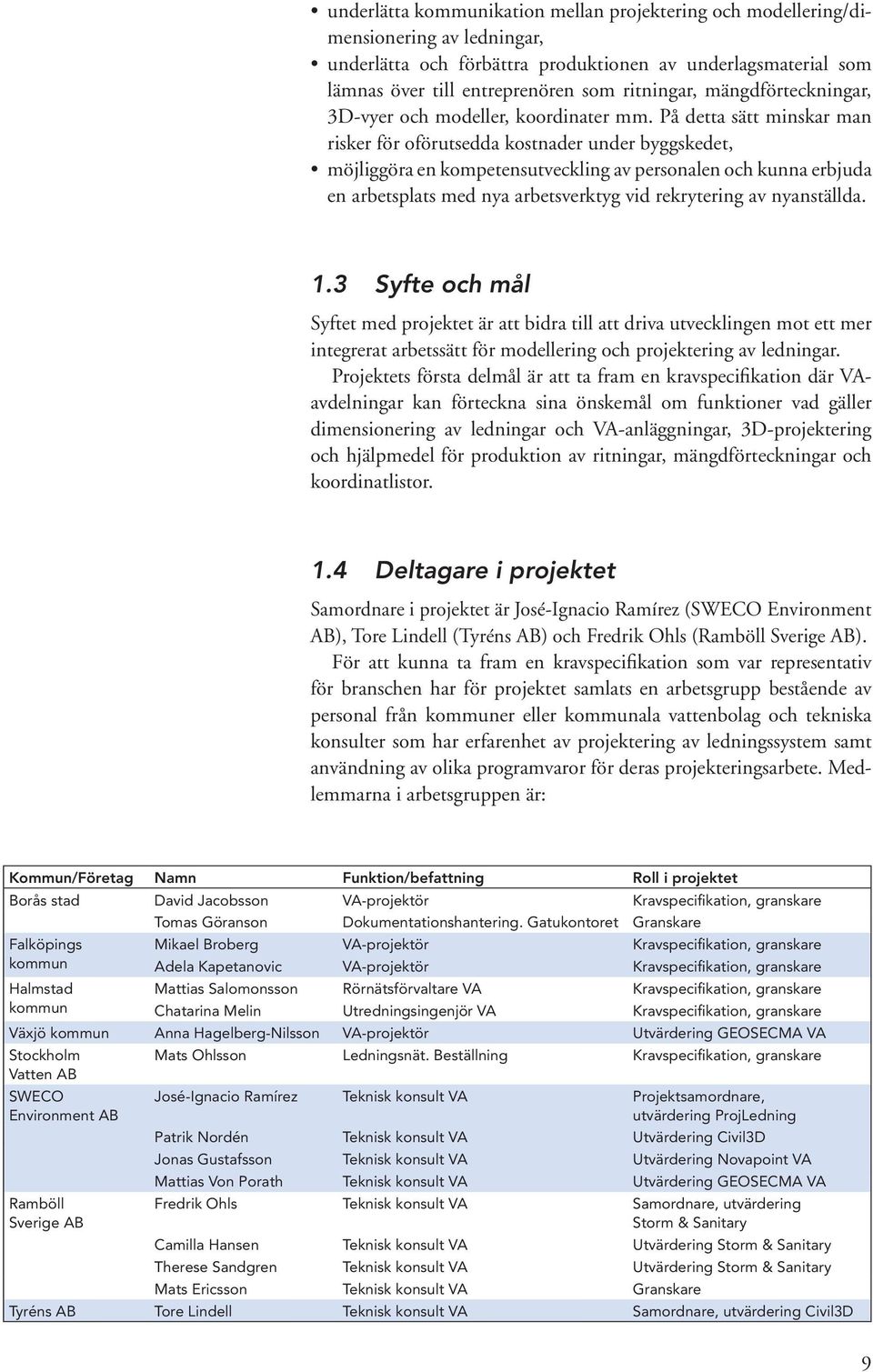 På detta sätt minskar man risker för oförutsedda kostnader under byggskedet, möjliggöra en kompetensutveckling av personalen och kunna erbjuda en arbetsplats med nya arbetsverktyg vid rekrytering av