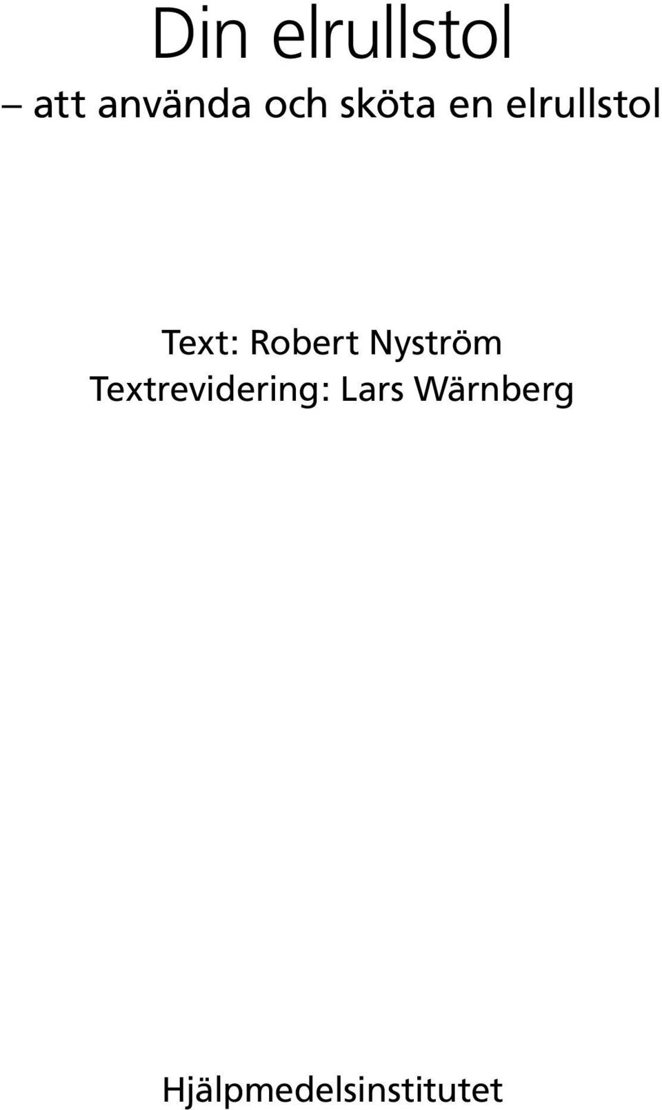 Nyström Textrevidering: