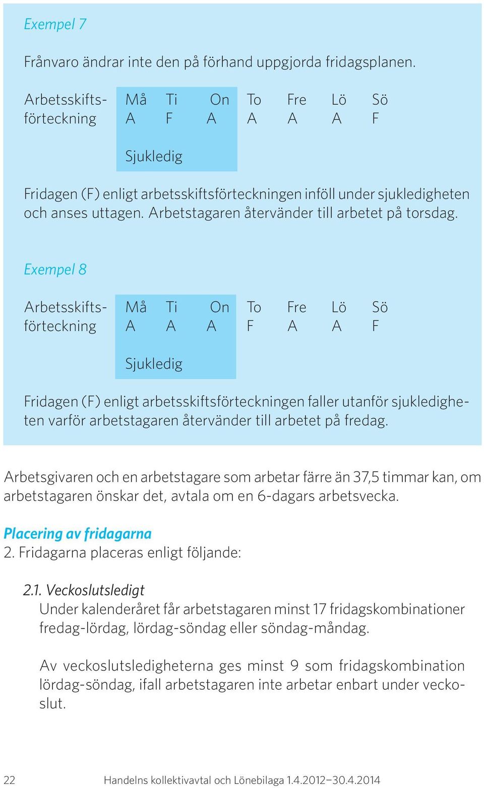 Arbetstagaren återvänder till arbetet på torsdag.