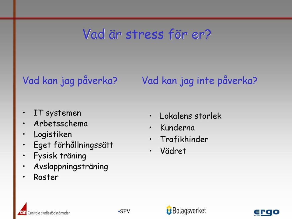 IT systemen Arbetsschema Logistiken Eget