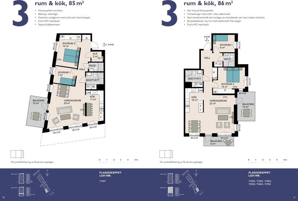 klädkammare Balkong mot BALKO m BALKO VARDASRUM m² BALKO m² m KLK VARDASRUM m² 9 m² WC/D L S BAD m² m² m² m² KLK m² WC/D VARDASRUM 9 m² K F K F rum & kök, 6 m² rum & kök, 6 m Stor trea på första