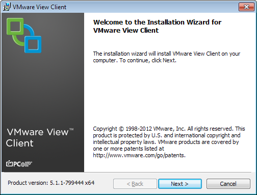 Installation av klient För att installera VDI klienten krävs det att du är administratör på din dator.
