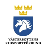 Program Västerbottens Ridsportförbunds Årsmöte 1-13 mars 016 med middag och utdelning av Årets priser När: Vad: Lördag Söndag 1-13 mars Lördag: Registrering av ombud från kl. 11 1-13 Lunch 13.