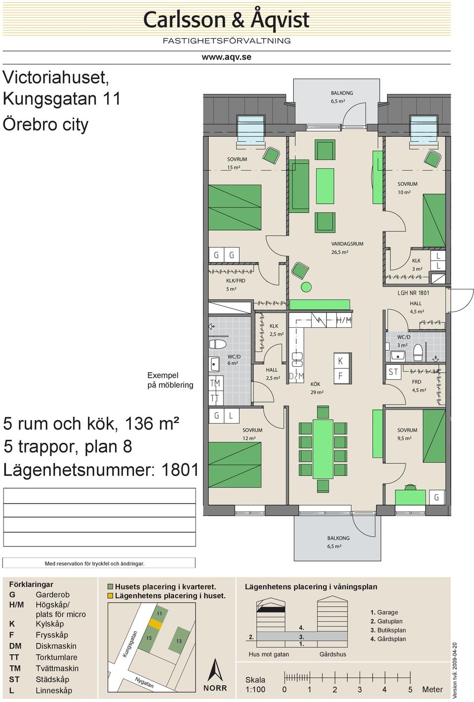 29 m² FRD 4,5 m² 5 rum och kök, 6