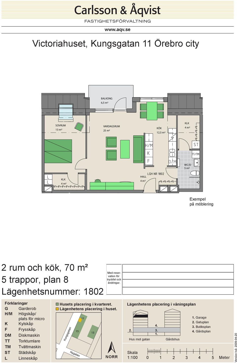 2 rum och kök, 70 m²