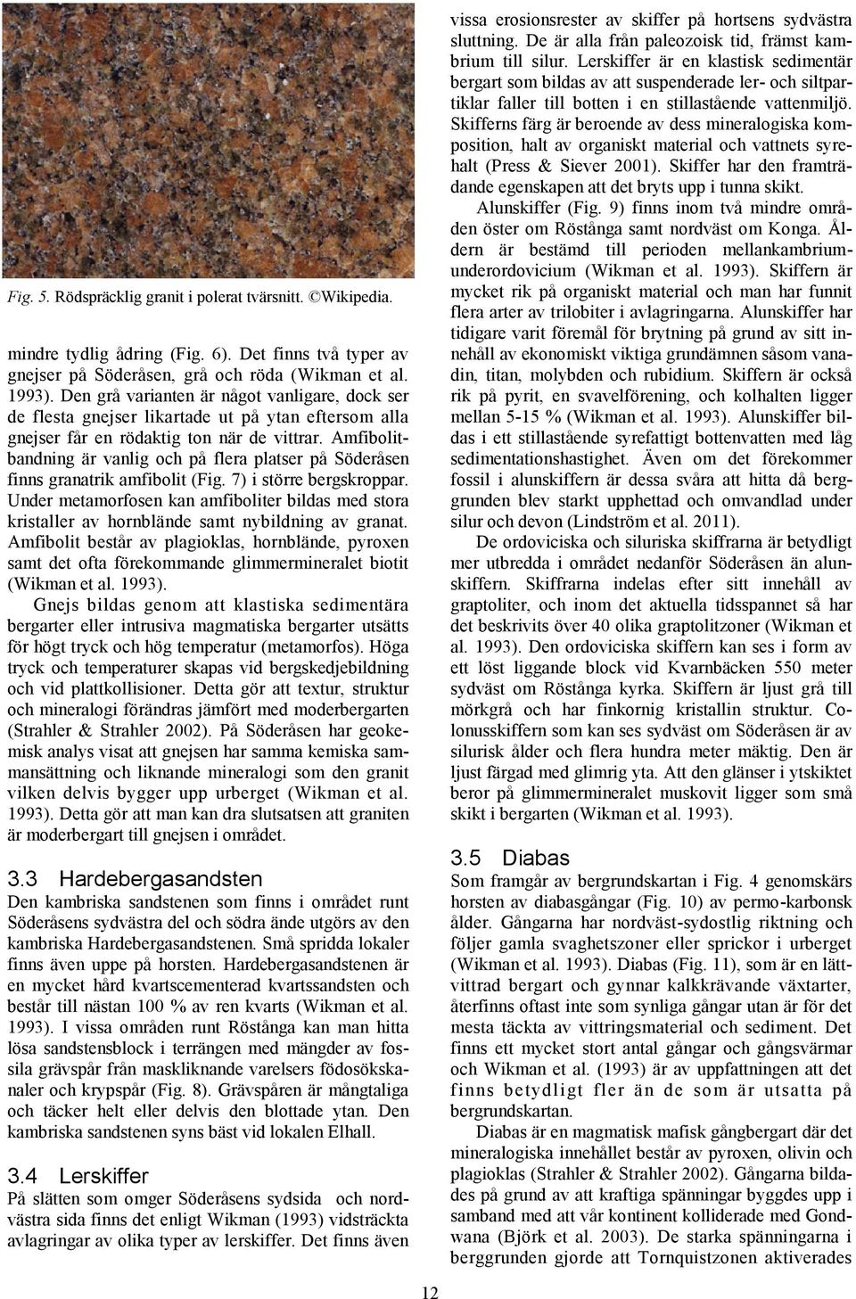 Basalterna är de yngsta vulkaniska bergarter som är kända i Sverige och därför helt unika (Wikman et al. 1993).