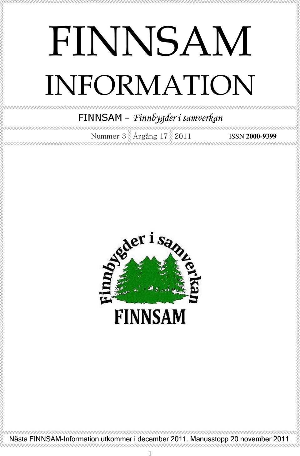 2000-9399 Nästa FINNSAM-Information