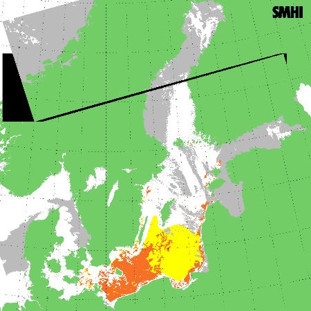 Källa: SMHI Fig. 5. Algblomning 21 juli.