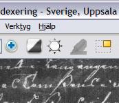 Rotera 1. Om du vill rotera bilden 90 grader moturs klickar du på (Rotera vänster). 2. Om du vill rotera bilden 90 grader medurs klickar du på (Rotera höger).