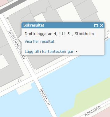 ArcGIS Online innehåller flera användbara verktyg. Det första vi ska använda är mätverktyget. Med detta verktyg kan du mäta längd, area och ta reda på koordinater (en position på jordklotet). Tips!