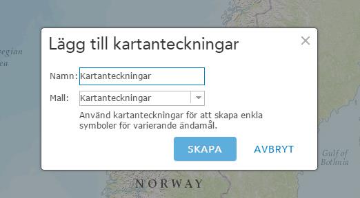 För att göra det klickar du först på Ändra karta högst upp till höger. Den knappen döljer ytterligare funktioner för att hålla gränssnittet så enkelt som möjligt.