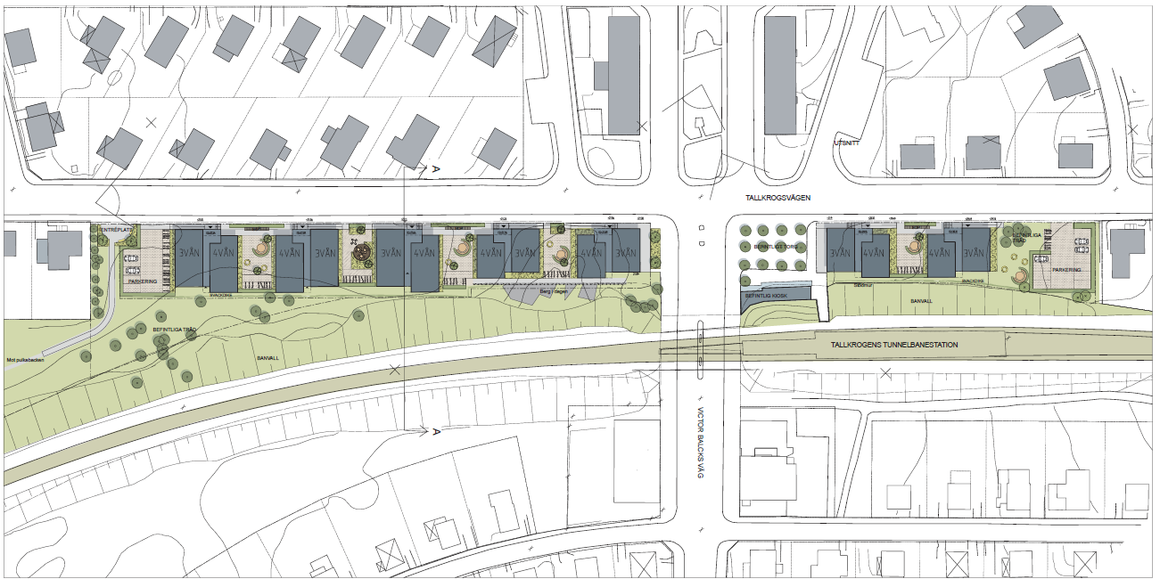 Tallkrogsvägen Tunnelbanan Figur 1.
