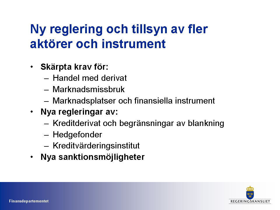 ÖPPEN UTFRÅGNING OM FINANSIELL STABILITET