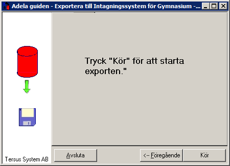 Insamling av betyg till gymnasieintagningen Starta applikationen Export till intagningssystem för Gymnasium. Logga in med dina vanliga inloggningsuppgifter.