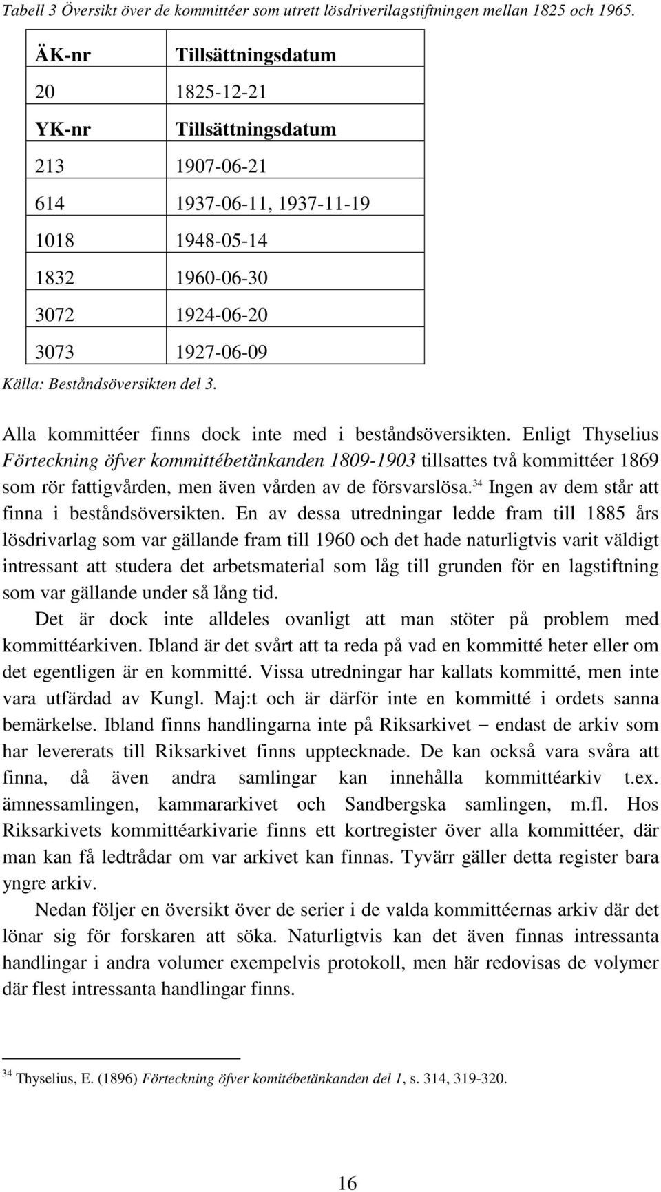 3. Alla kommittéer finns dock inte med i beståndsöversikten.