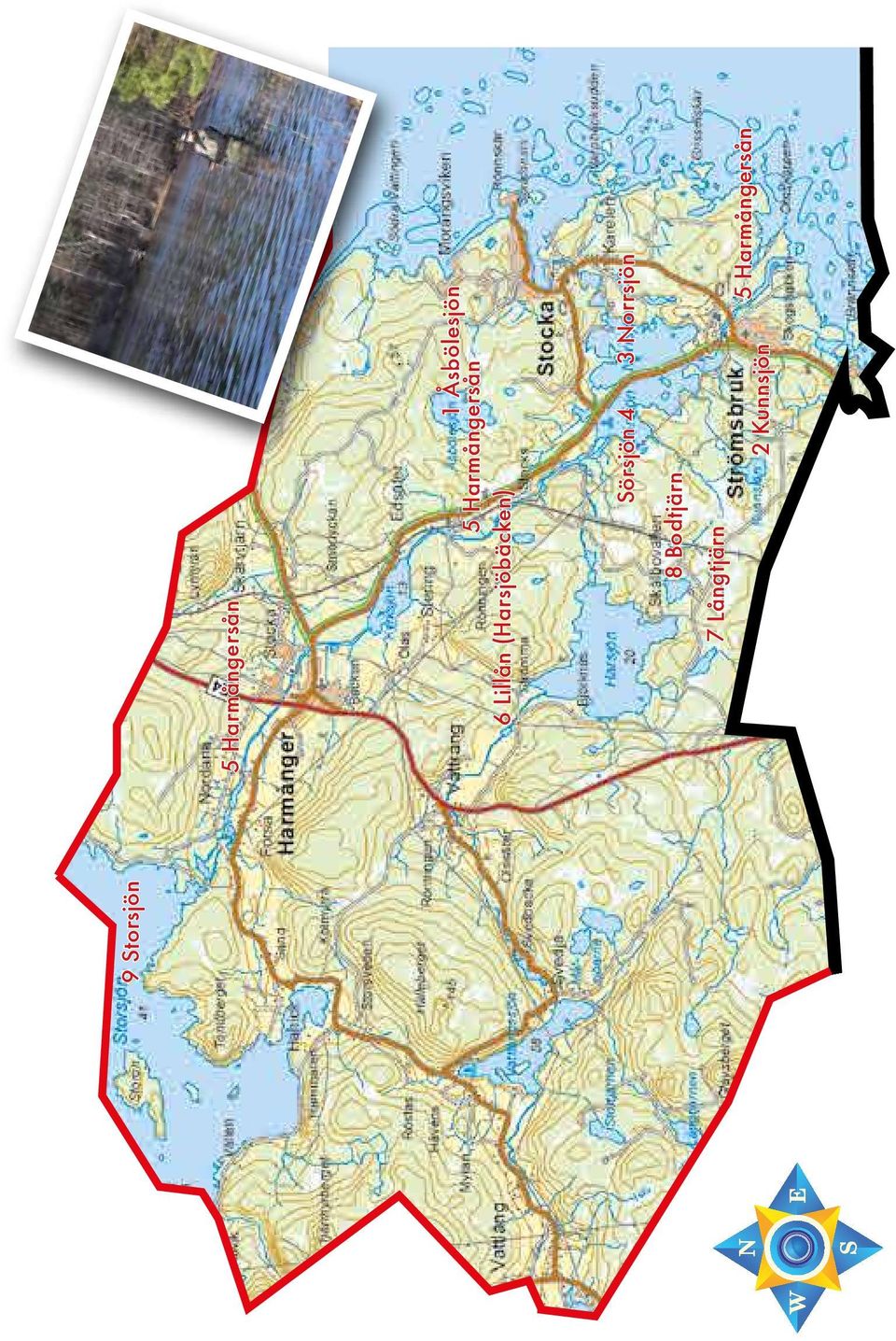 Sörsjön 4 1 Åsbölesjön 5