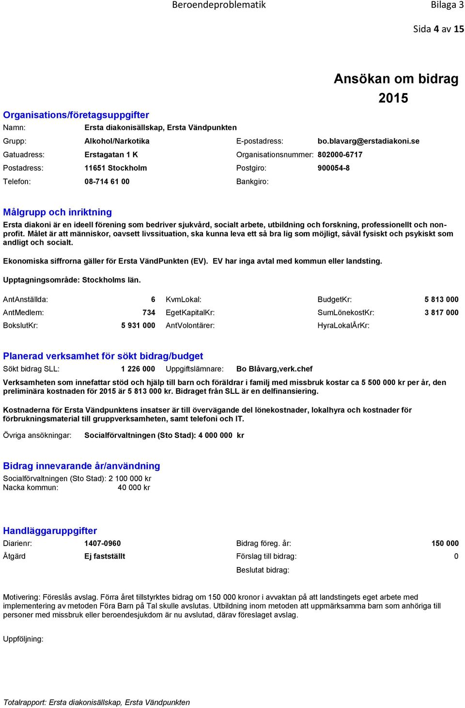 sjukvård, socialt arbete, utbildning och forskning, professionellt och nonprofit.